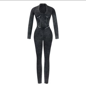 COPY - Soft Jeans Corset Jumpsuit